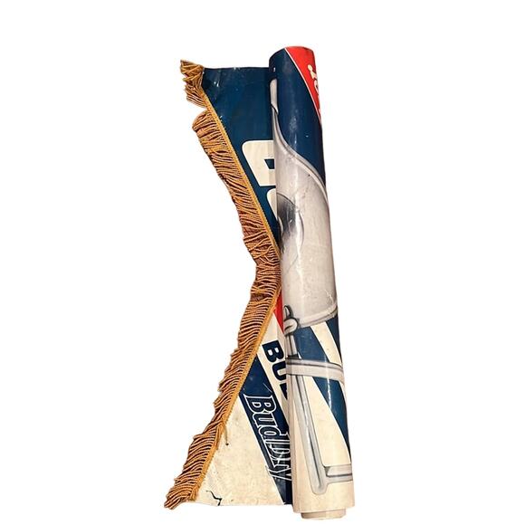 Vintage 94 Budweiser Indianapolis Colts Wall Hanging Fringe - Picture 3 of 7